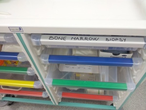 Bone marrow biopsy done at the NAC